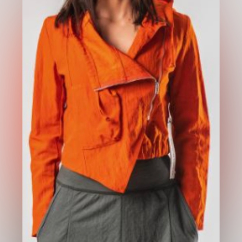 Designer asymmetrical jacket